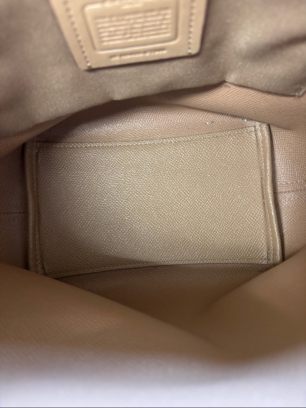 LIKE NEW Coach City Bucket Bag in Signature Canvas - Picture 9 of 13